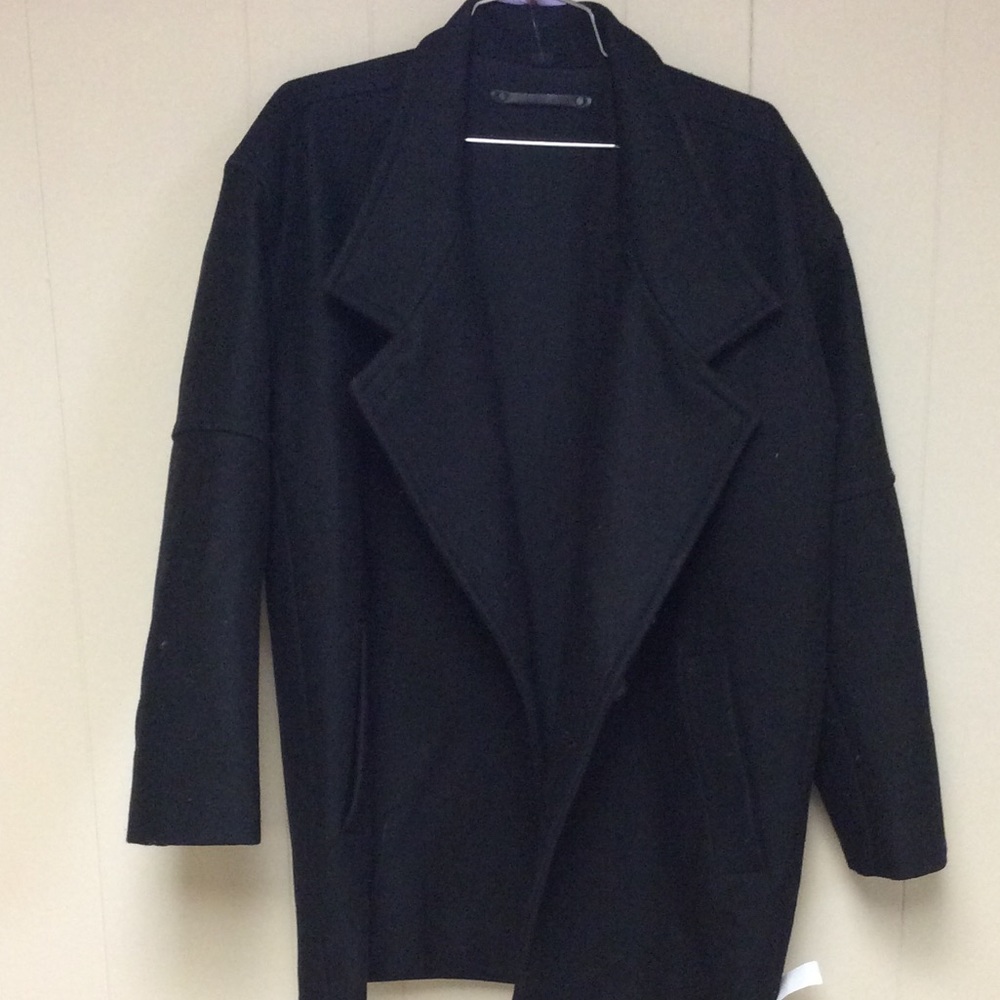 All Saints Meade Nesi Wool Pea Coat Women’s Sz 4